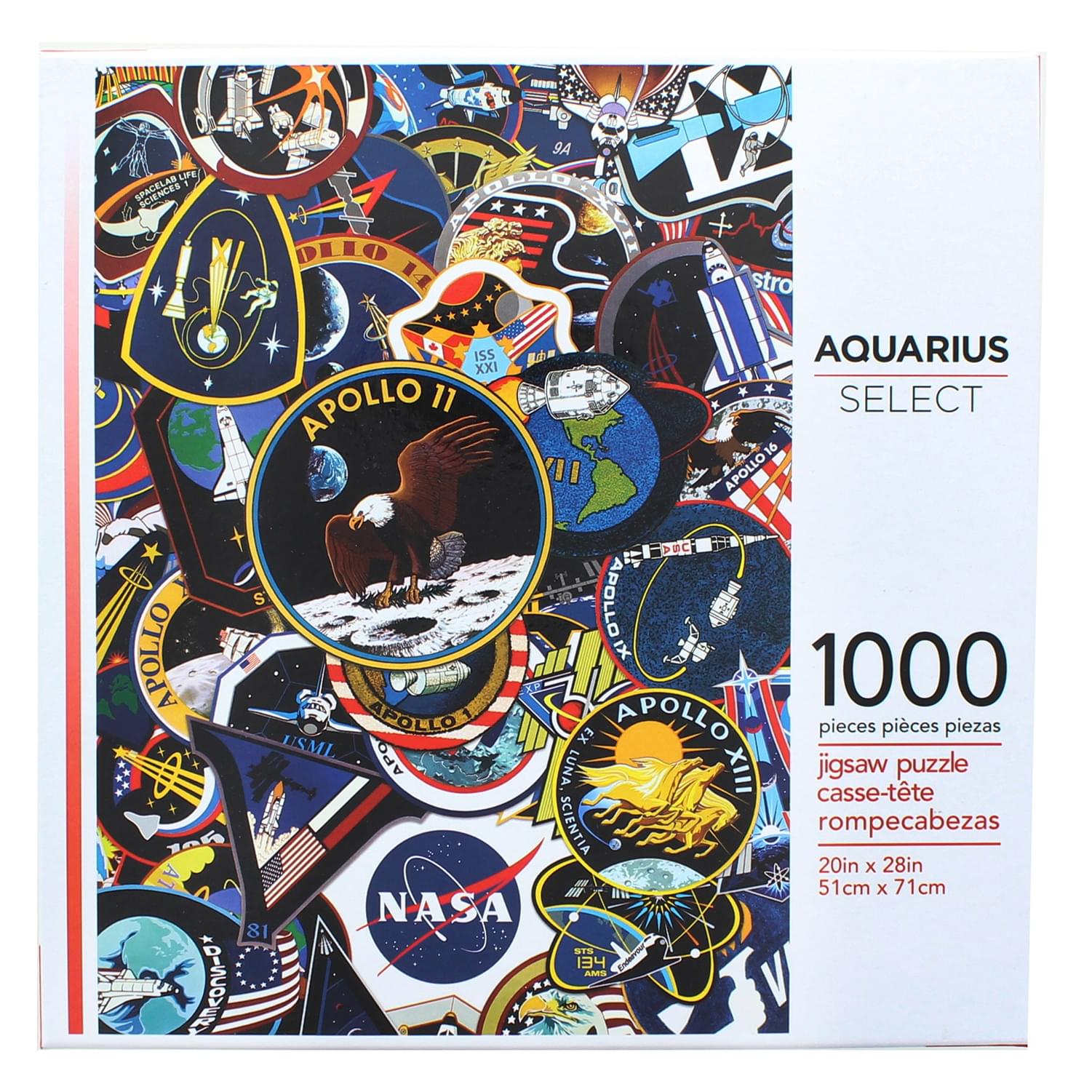 NASA Mission Patches 1000 Piece Jigsaw Puzzle