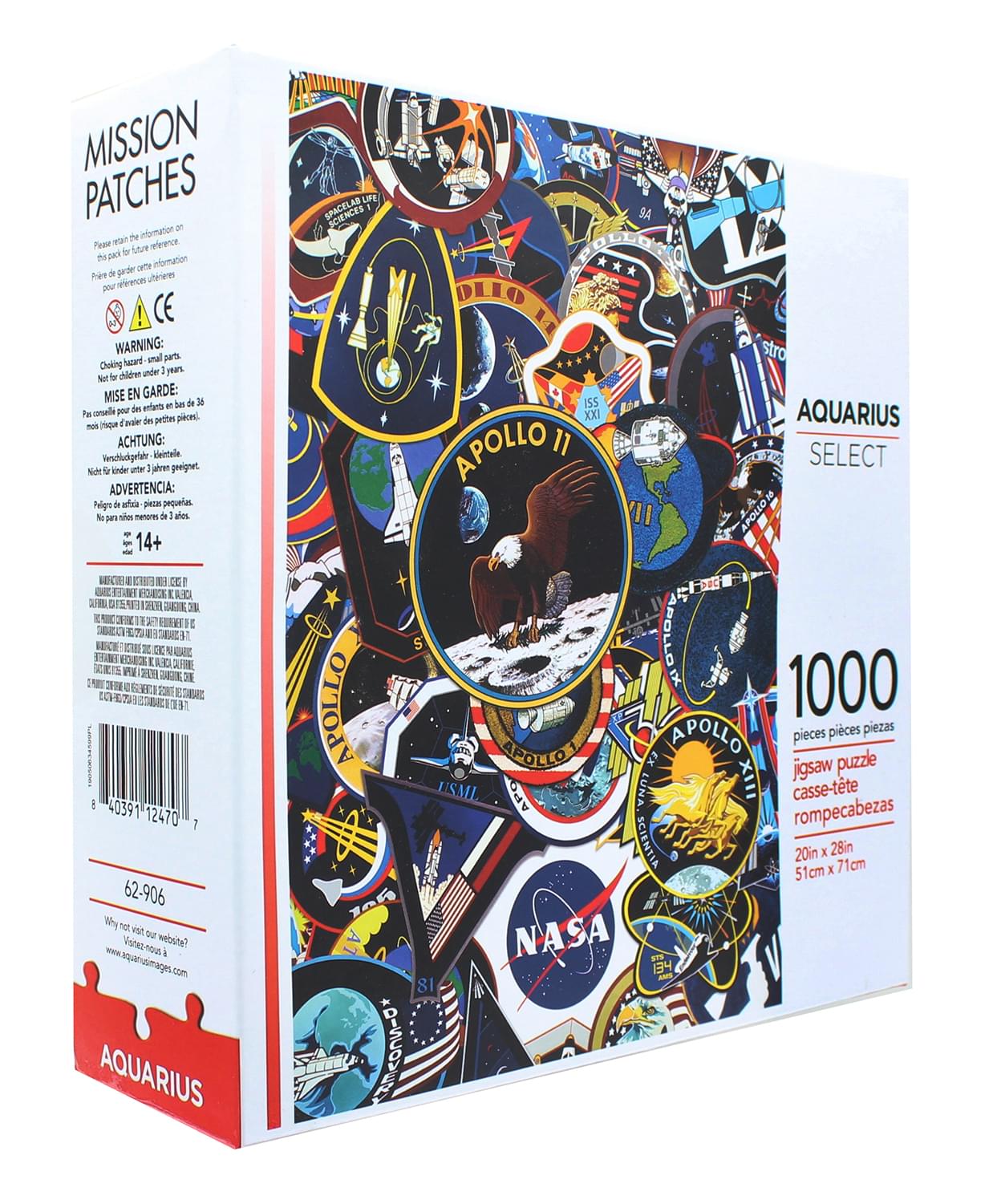 NASA Mission Patches 1000 Piece Jigsaw Puzzle