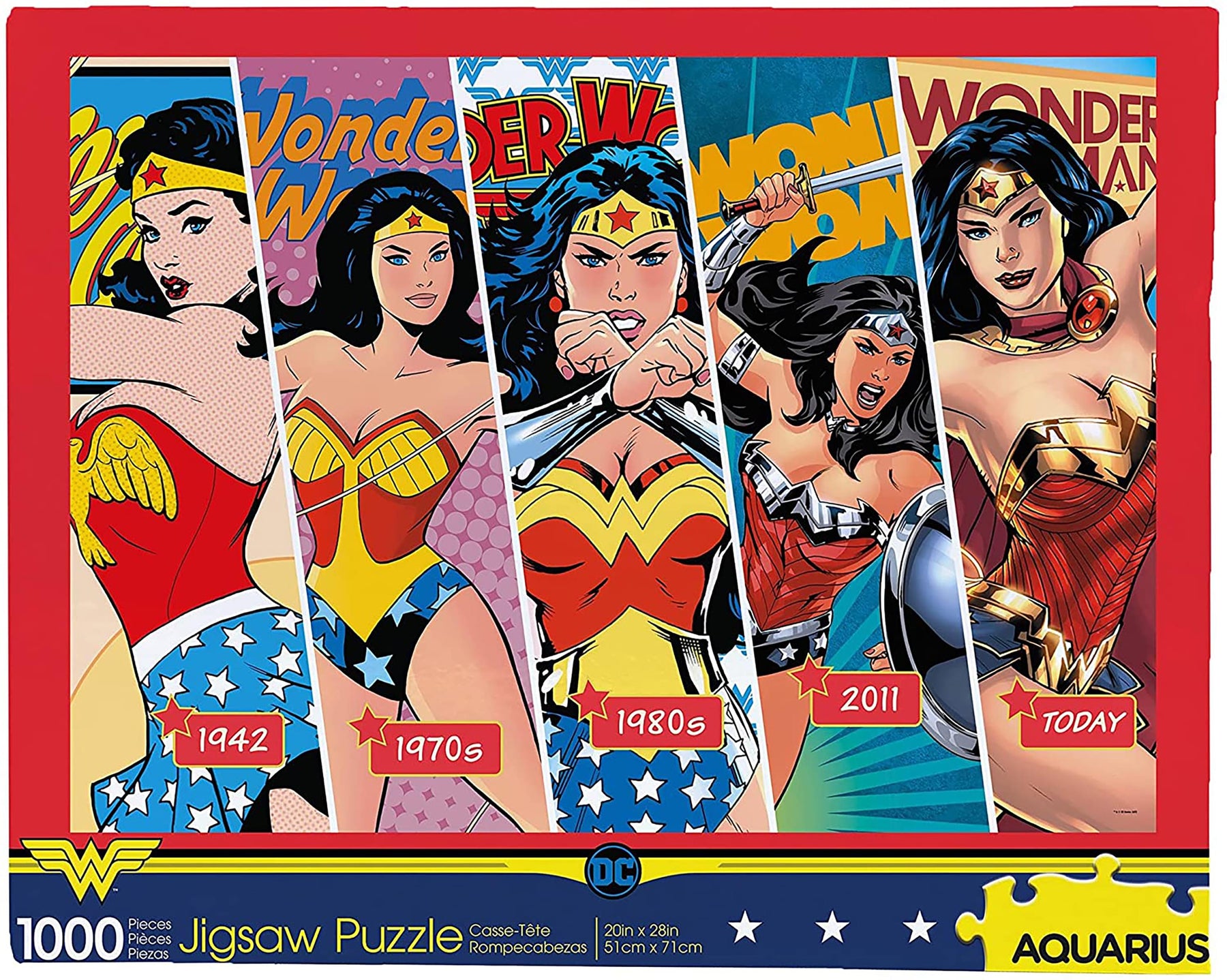 DC Comics Wonder Woman Timeline 1000 Piece Jigsaw Puzzle