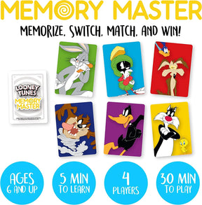 Looney Tunes Memory Master Card Game