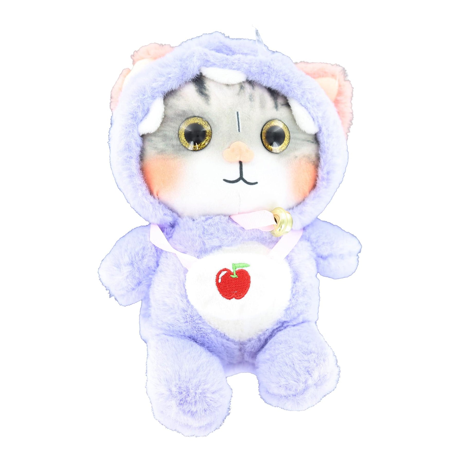 3D Lovely Cat 10 Inch Plush Collectible | Purple