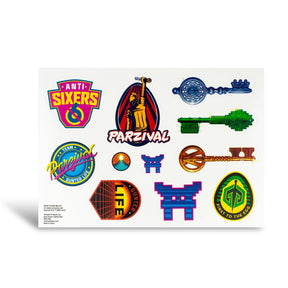 Ready Player One Vinyl Gadget Decal Sticker Pack