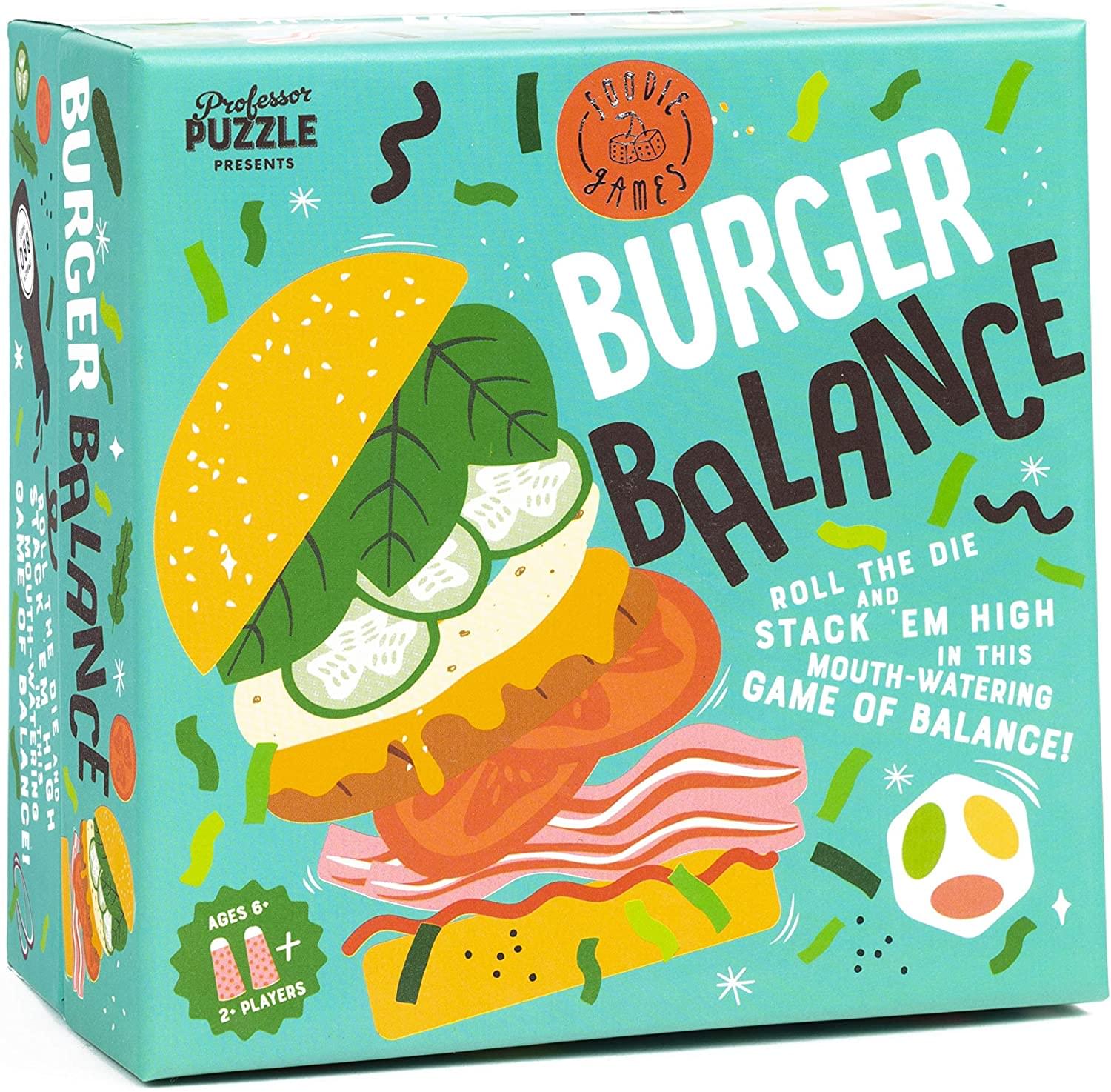 Burger Balance Stacking Game