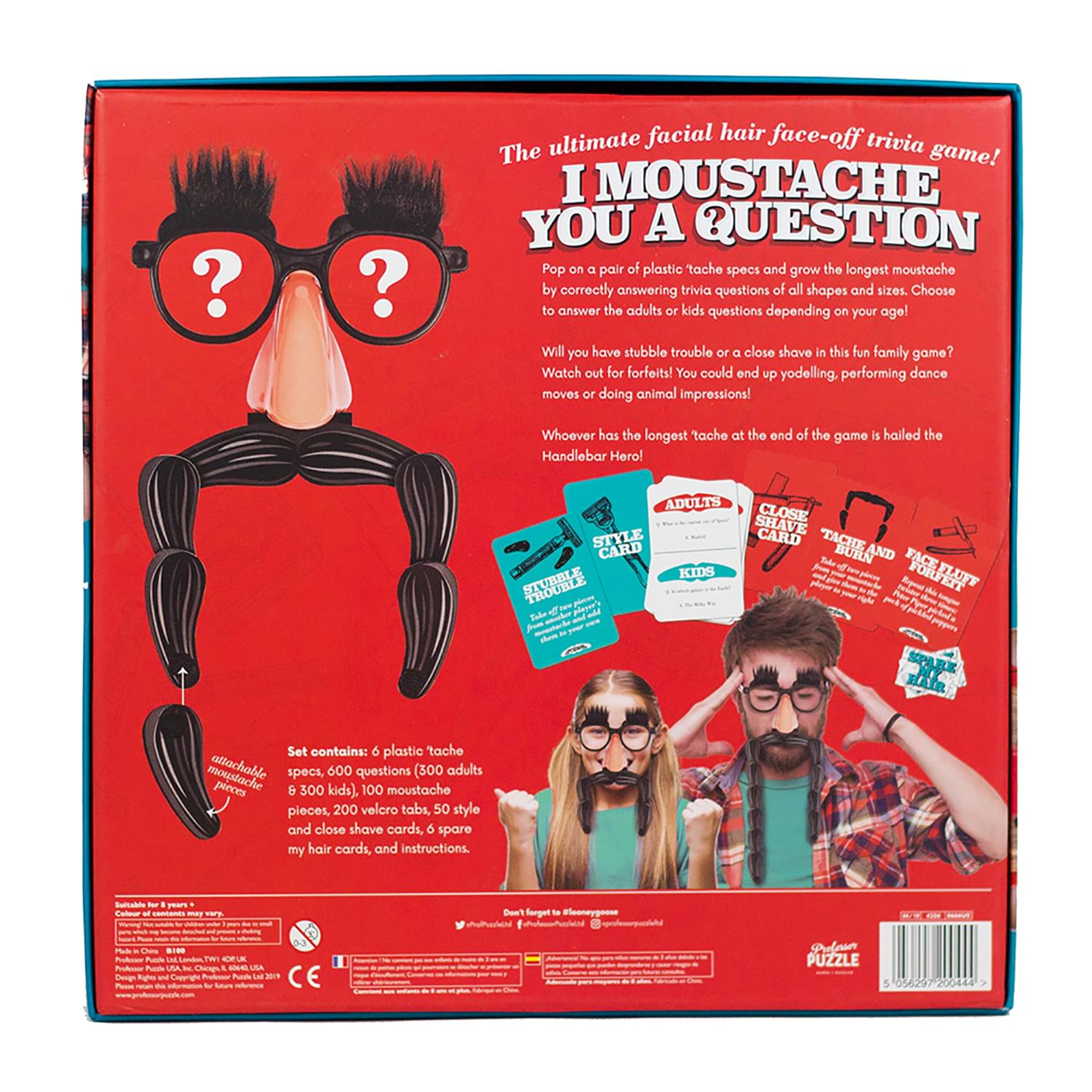 I Moustache You A Question Party Game | 4-6 Players