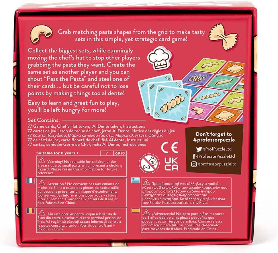 Pass The Pasta | Family Board Game of Strategy and Shape Collection