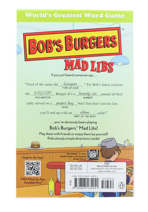 Bob's Burgers Mad Libs World's Greatest Word Game