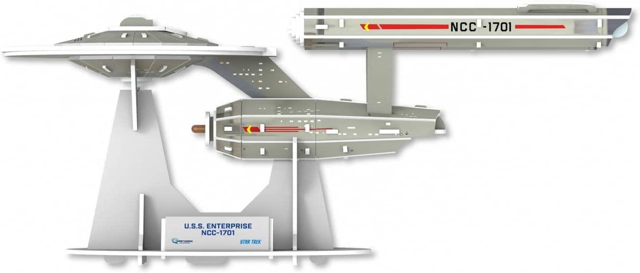 Star Trek Qraftworks PuzzleFleet | USS Enterprise NCC-1701