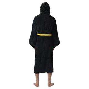 Harry Potter Hufflepuff Hooded Bathrobe for Adults | One Size Fits Most