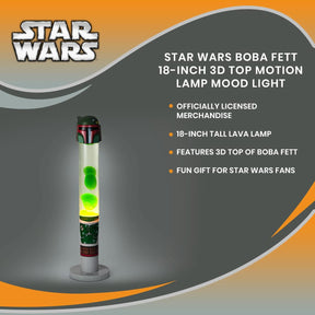 Star Wars Boba Fett 18-Inch 3D Top Motion Lamp Mood Light