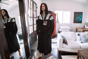 Star Wars Darth Vader Uniform Hooded Bathrobe For Adults | Big And Tall XXL