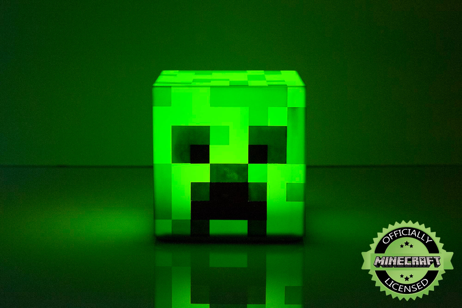 Minecraft Creeper 5 Inch LED Mood Light Cube | Free Shipping