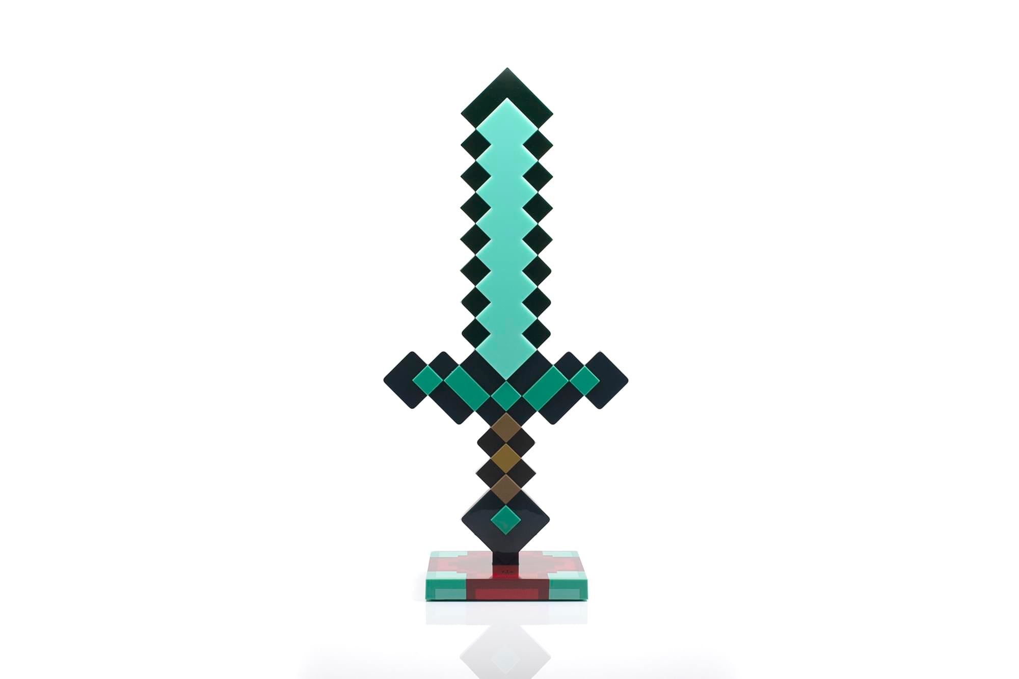 Minecraft Diamond Sword 14 Inch USB Desk Lamp | Free Shipping