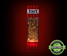 Minecraft TNT Block LED Glitter Motion Lamp | 12 Inches