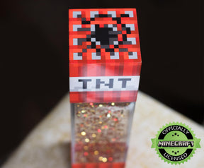 Minecraft TNT Block LED Glitter Motion Lamp | 12 Inches