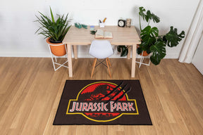 Jurassic Park Logo Printed Area Rug | 52 x 36 Inches