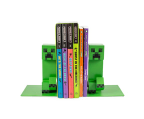 Minecraft 6-Inch Creeper Bookends  | Set of 2