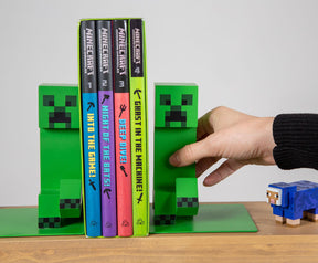 Minecraft 6-Inch Creeper Bookends  | Set of 2