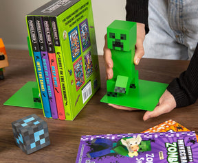 Minecraft 6-Inch Creeper Bookends  | Set of 2