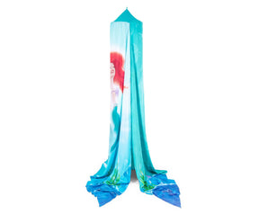 Disney The Little Mermaid Ariel Ceiling Bed Canopy | Hanging Curtain Netting