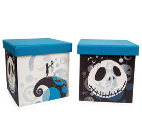 Disney The Nightmare Before Christmas Jack & Sally Storage Bins | Set of 2