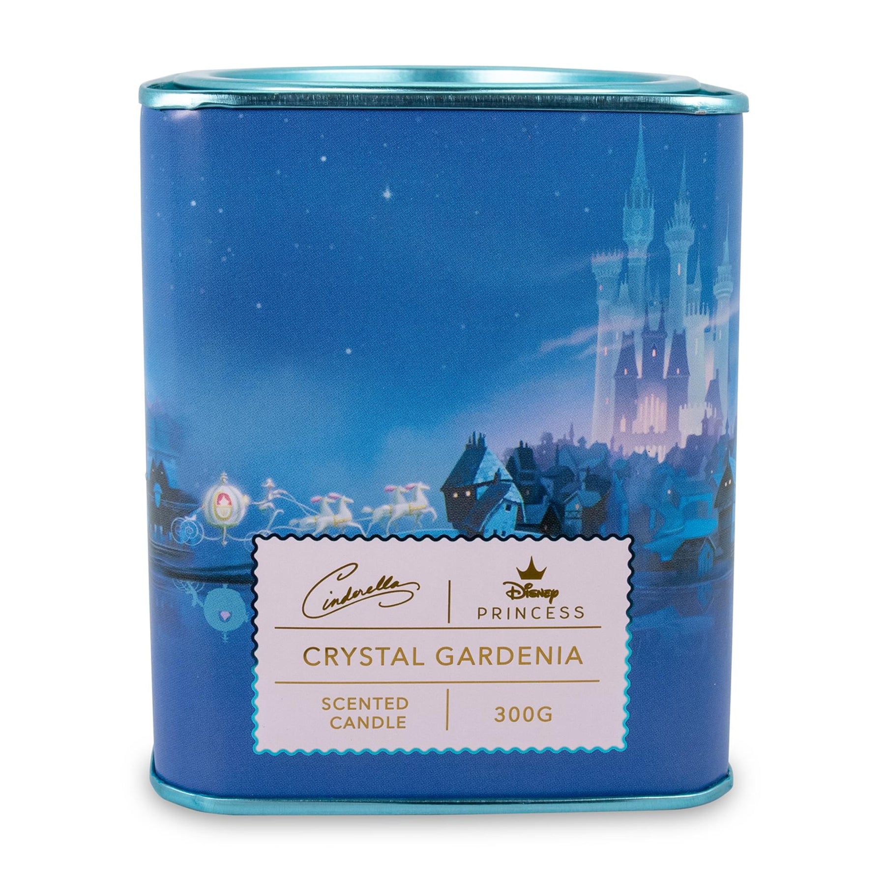 Disney Princess Home Collection 11-Ounce Scented Tea Tin Candle | Cinderella