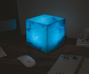 Marvel Studios Tesseract Cube 6-Inch Color-Changing LED Mood Light Replica