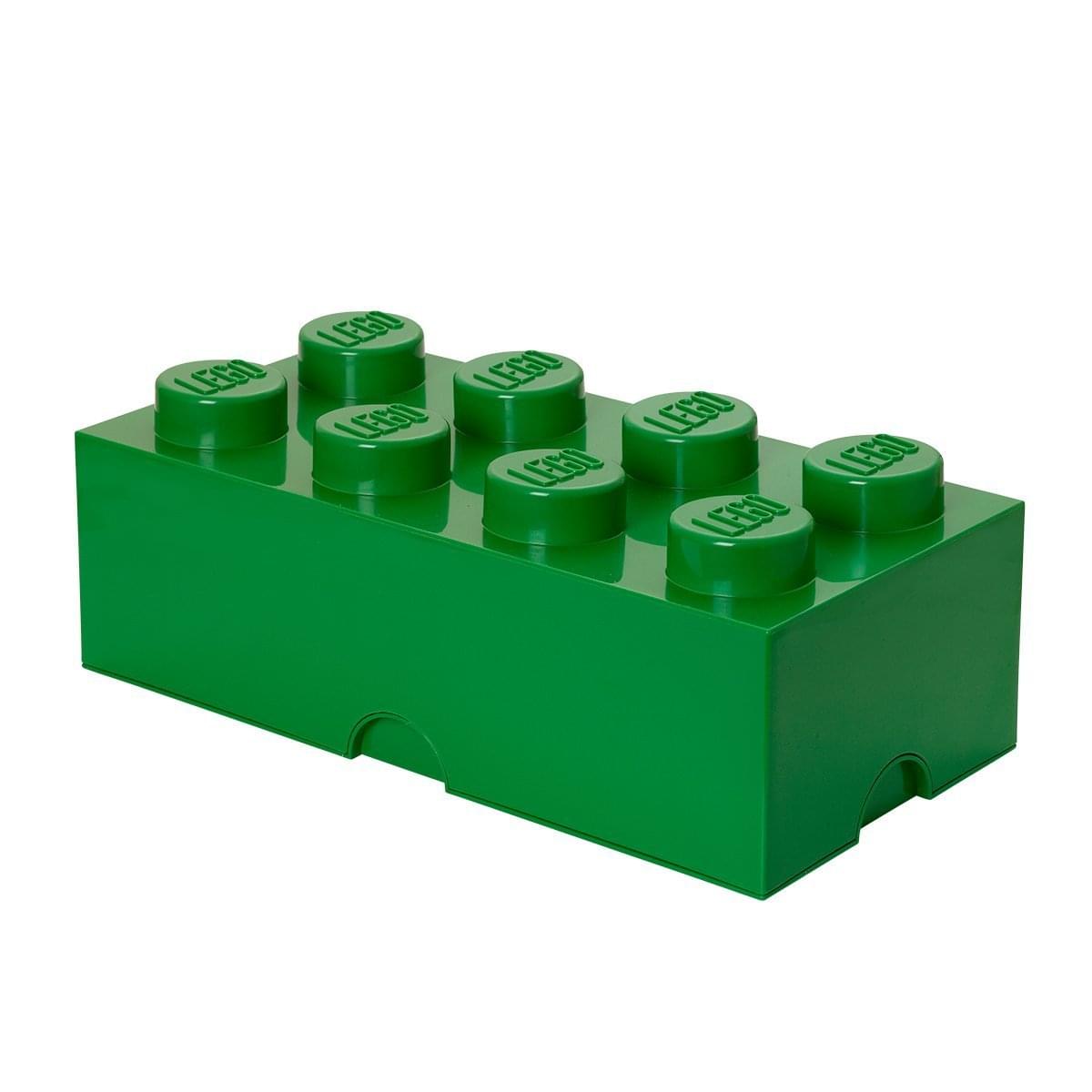 LEGO Storage Brick 8, Dark Green | Free Shipping