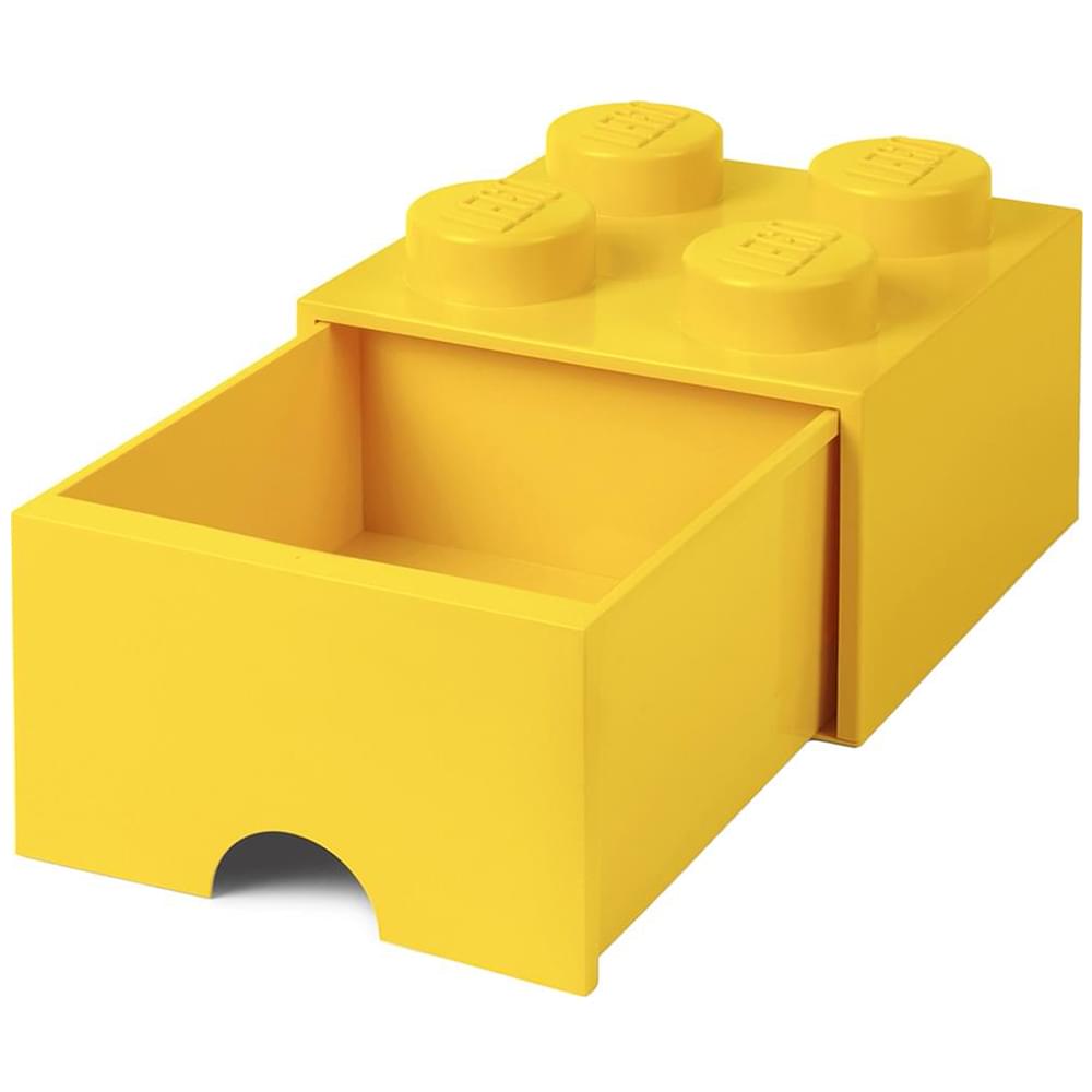 Lego Storage Brick 1 Drawer Bright Yellow