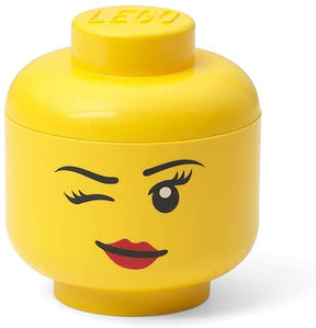 LEGO Mini 4 x 4.5 Inch Plastic Storage Head | Winking