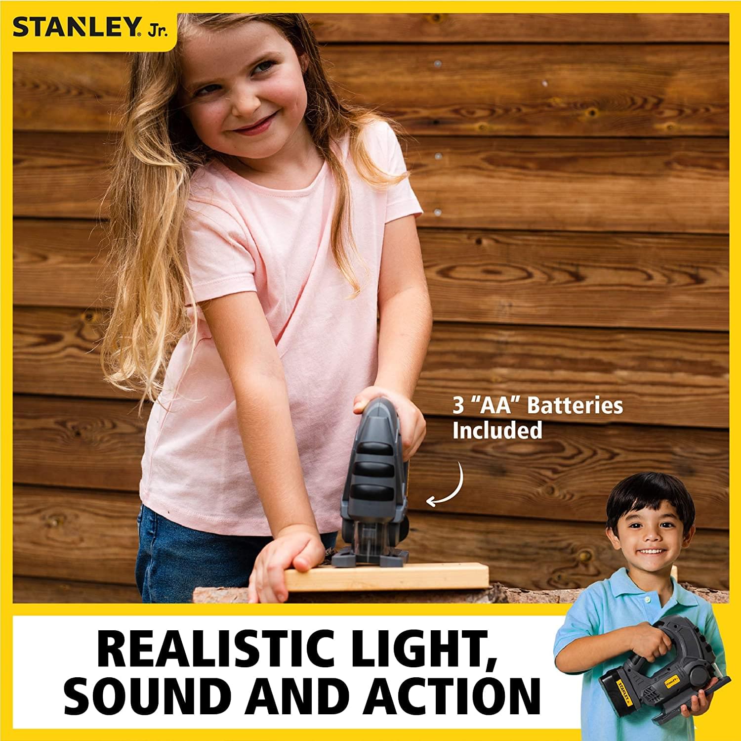 Stanley Jr. Battery Operated Toy Jigsaw