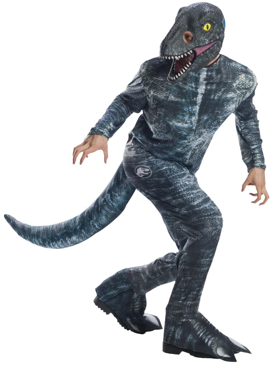 Jurassic World Fallen Kingdom Raptor Blue Adult Costume | Free Shippin