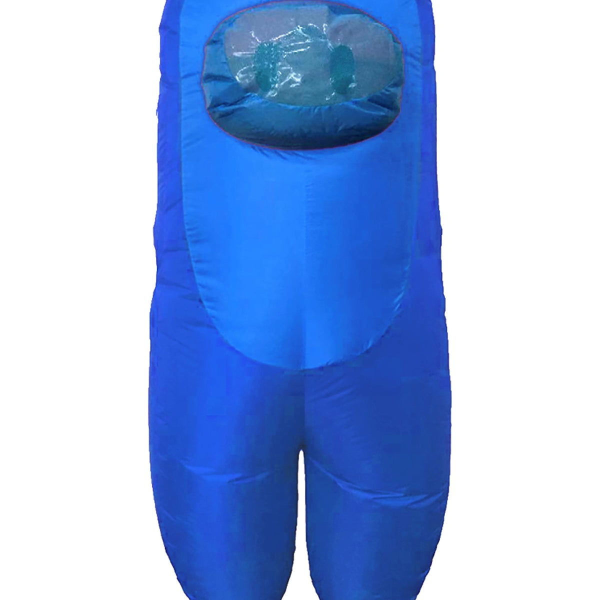 Studio Halloween Amongst Us Imposter Sus Crewmate Inflatable Adult Costume  Light Blue