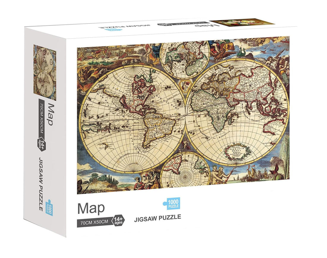 Map 1000 Piece Jigsaw Puzzle 