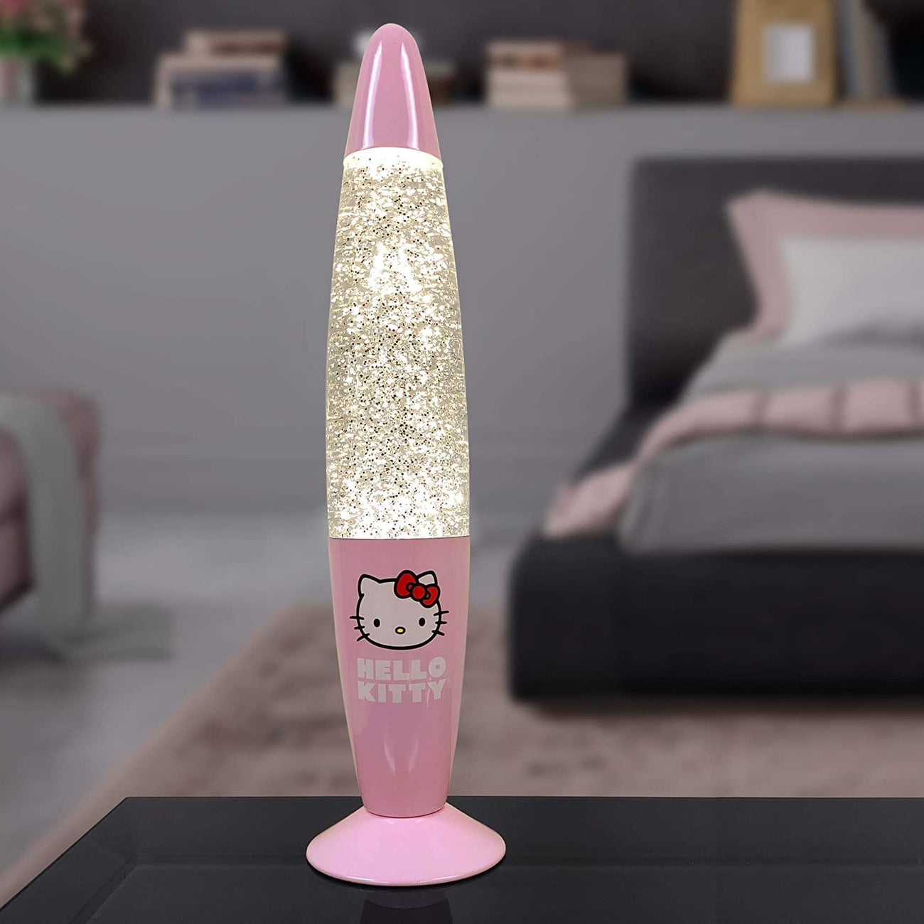 Hello Kitty Glitter Glow Lamp Free Shipping