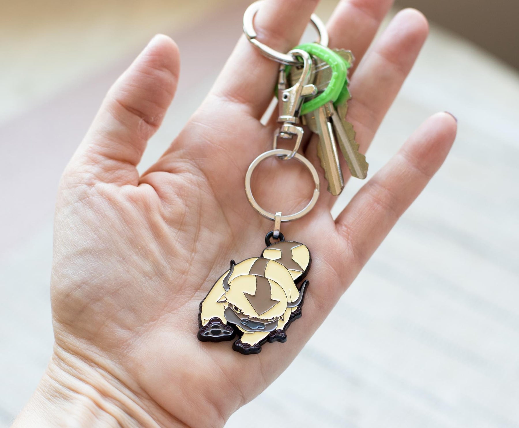 Avatar: The Last Airbender Appa Enamel Pendant Keychain