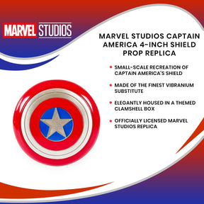 Marvel Studios Captain America 4-Inch Shield Prop Replica