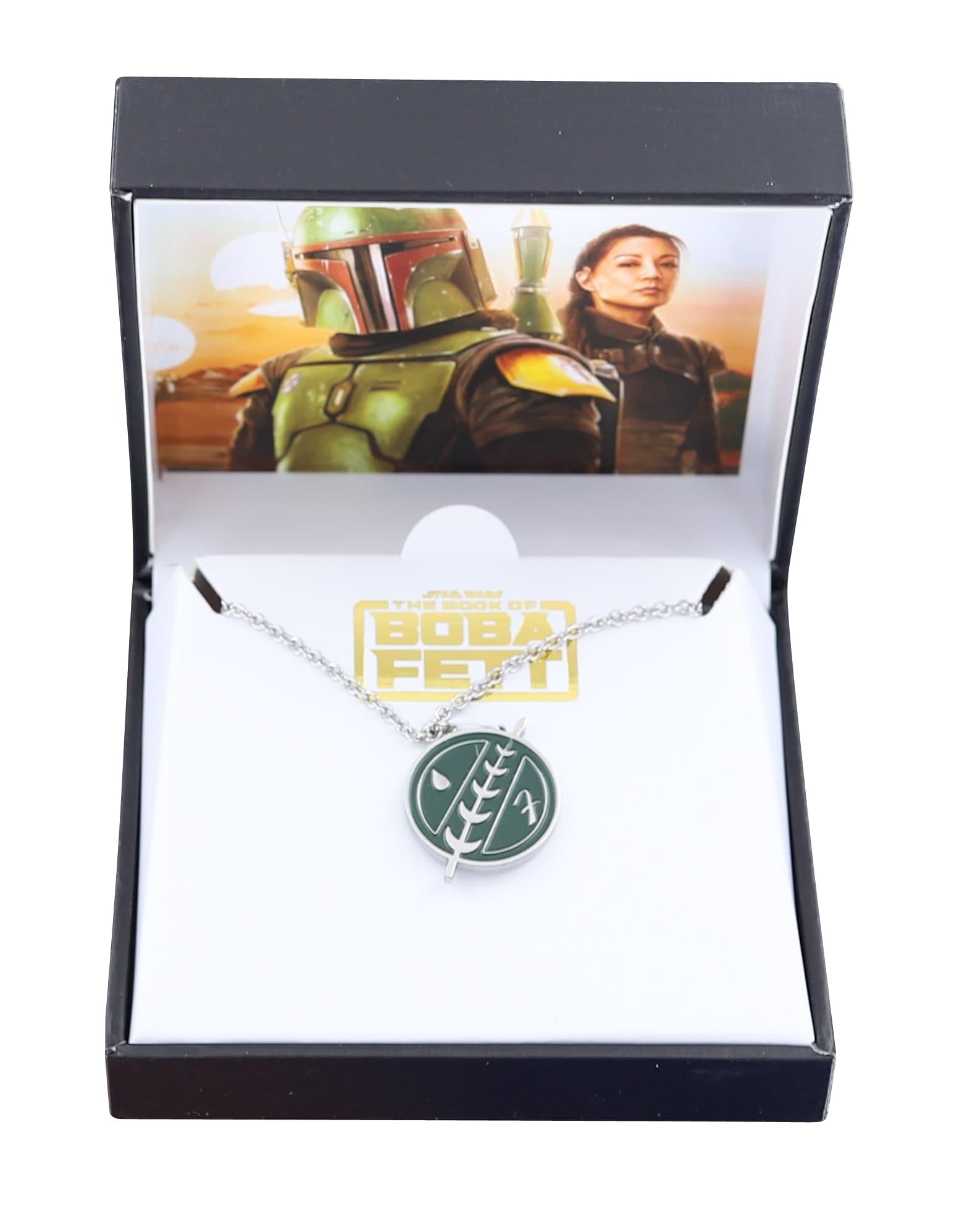 Star Wars Book of Boba Crest Pendant Necklace