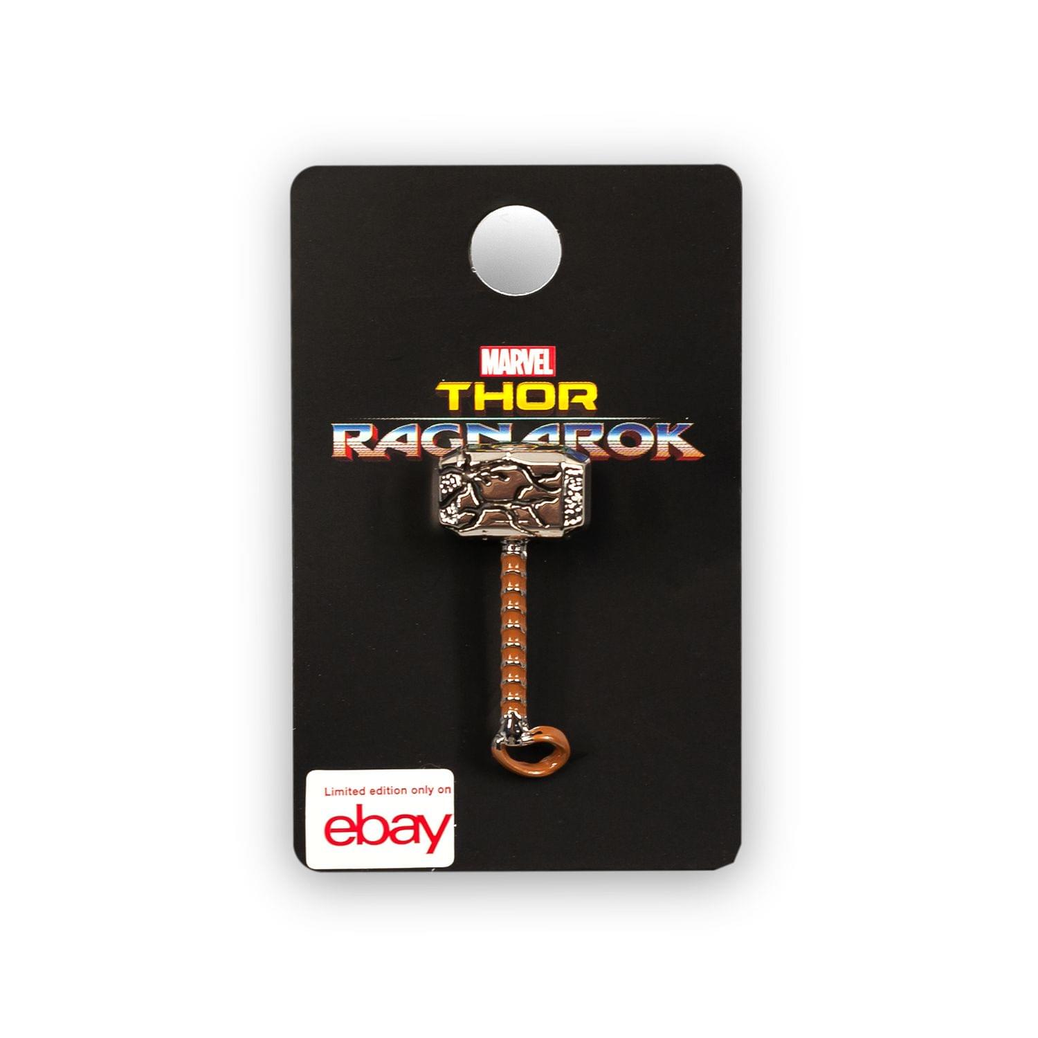 OFFICIAL Thor Ragnarok Cracked Mjolnir Hammer | Enamel Collector Pin | 1.5" Tall