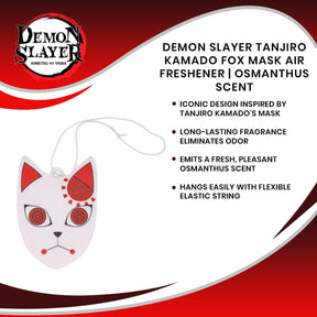 Demon Slayer Tanjiro Kamado Fox Mask Air Freshener | Osmanthus Scent