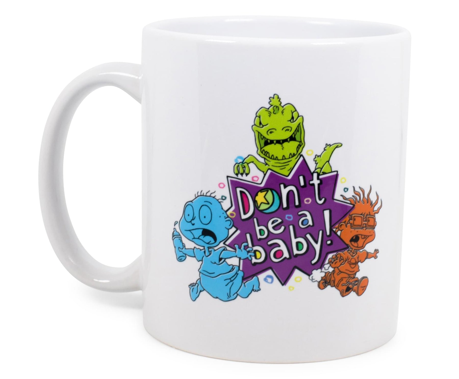 Nickelodeon Rugrats "Don't Be A Baby" Ceramic Mug Exclusive | Holds 11 Ounces