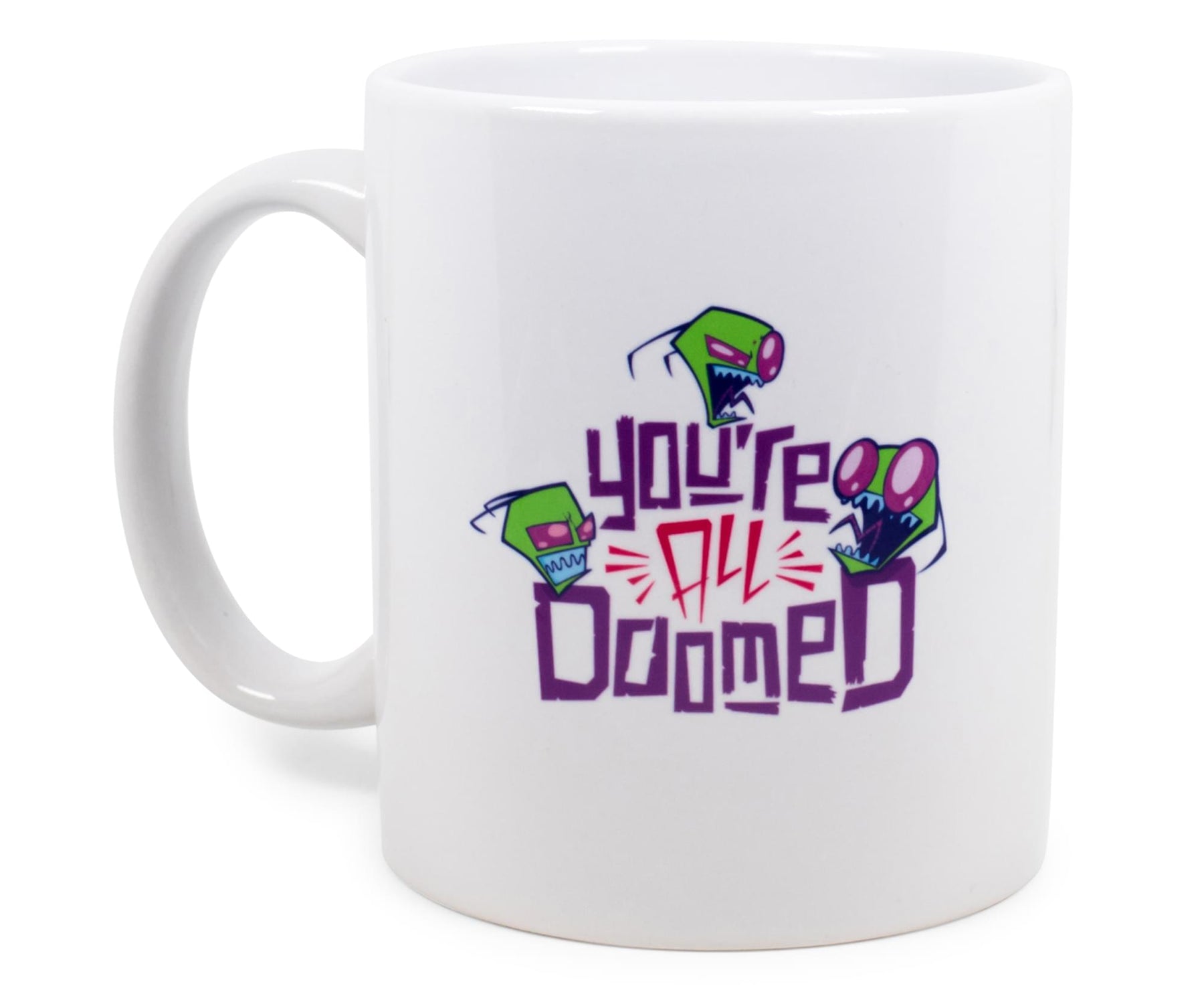 Nickelodeon Invader Zim "Doom Doom Doom" Ceramic Mug Exclusive | Holds 11 Ounces