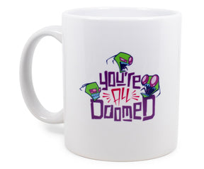 Nickelodeon Invader Zim "Doom Doom Doom" Ceramic Mug Exclusive | Holds 11 Ounces