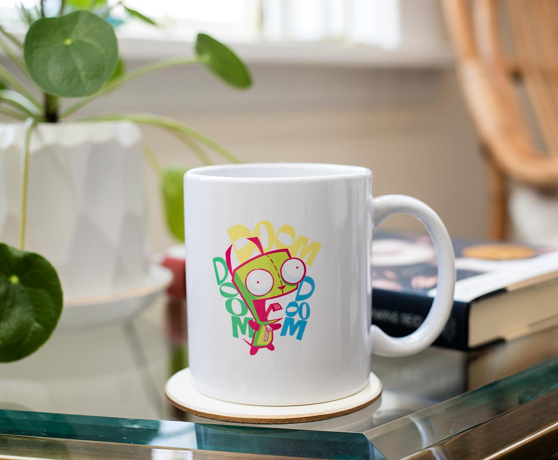 Nickelodeon Invader Zim "Doom Doom Doom" Ceramic Mug Exclusive | Holds 11 Ounces