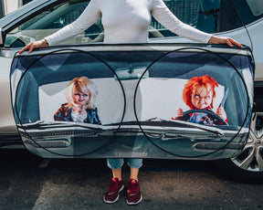 Child's Play Chucky Sunshade for Car Windshield | 64 x 32 Inches