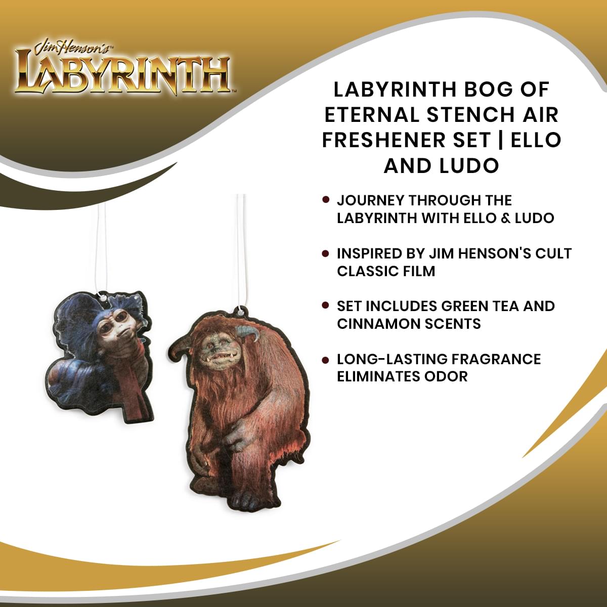 Labyrinth Bog of Eternal Stench Air Freshener Set | Ello and Ludo