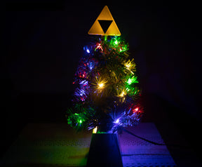 The Legend of Zelda Triforce LED USB-Powered Light-Up Desktop Holiday Tree