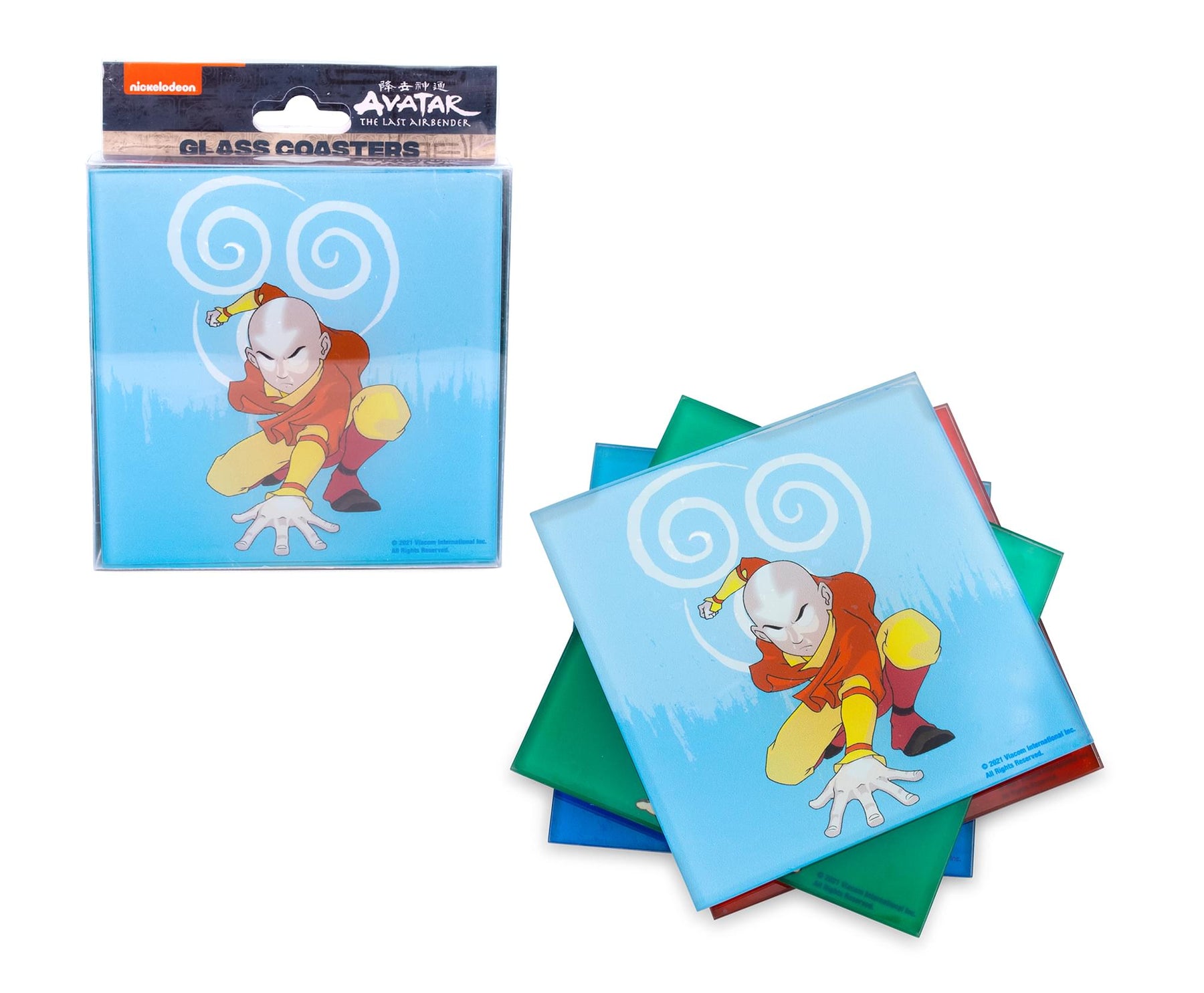 Avatar: The Last Airbender Characters Glass Coasters | Set of 4