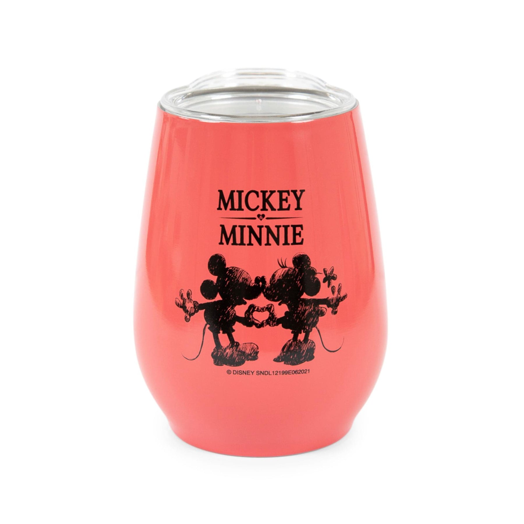 Disney Mickey & Minnie Stainless Steel Tumbler with Lid | Holds 10 Ounces