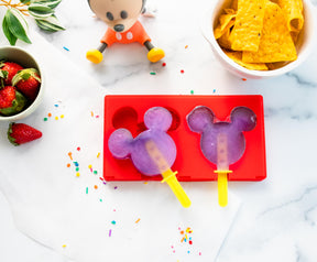 Disney Mickey Mouse 2-Piece Silicone Popsicle Mold Maker Set