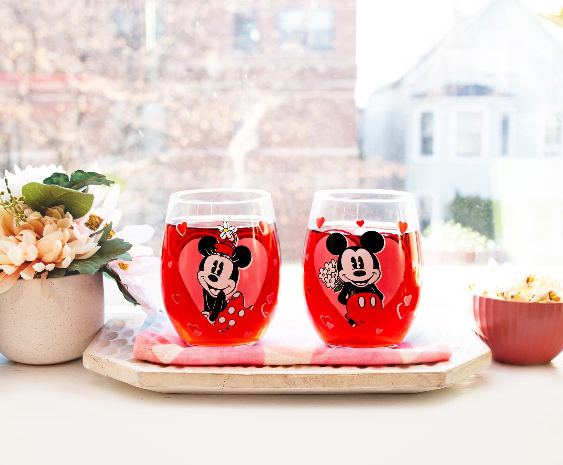 Disney Collectible Wine Glass Set (MICKEY & Minnie)